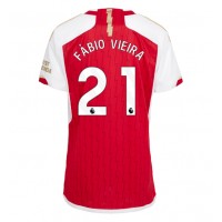 Arsenal Fabio Vieira #21 Domaci Dres za Ženska 2023-24 Kratak Rukav